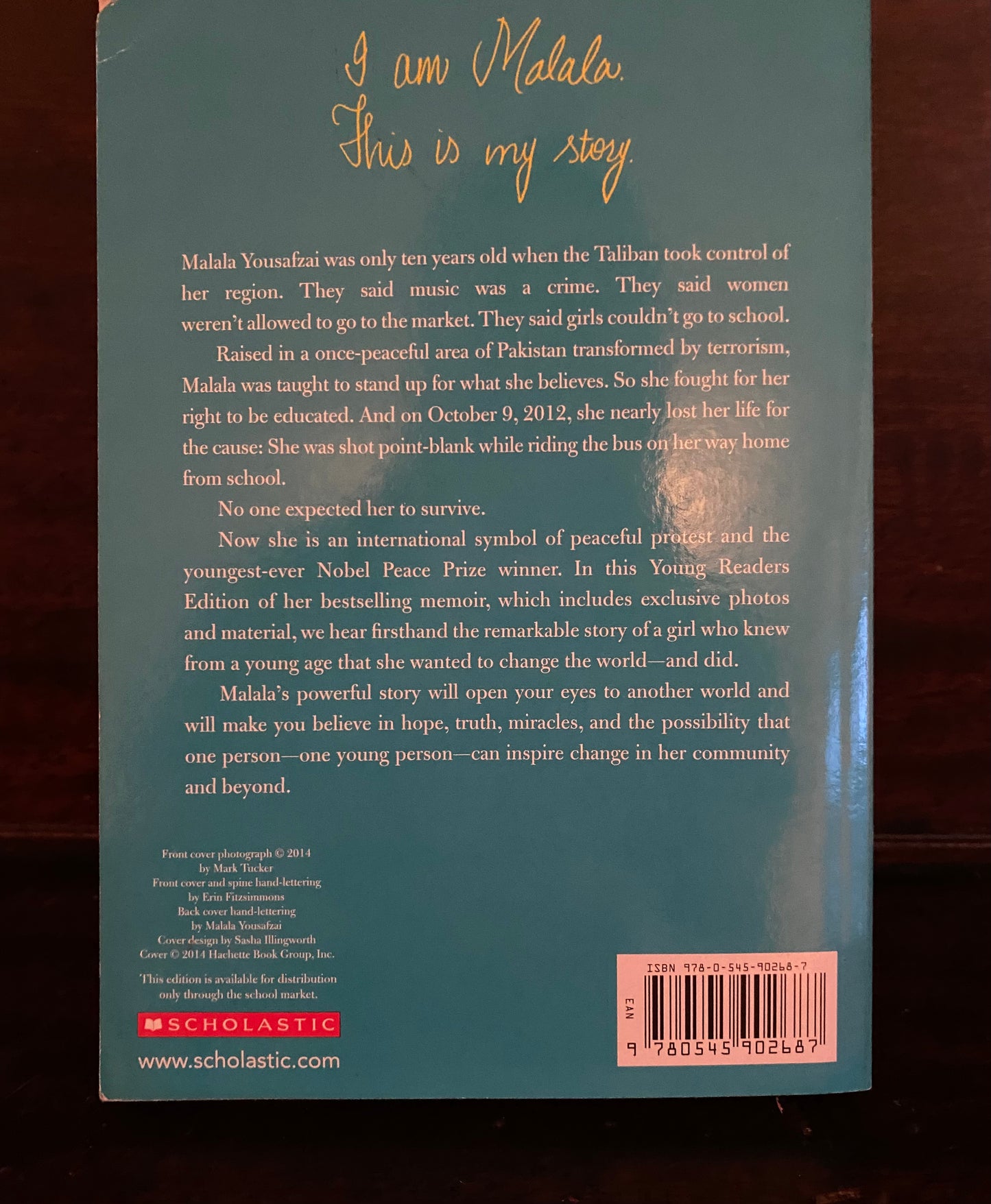 I Am Malala by Malala Yousafzai