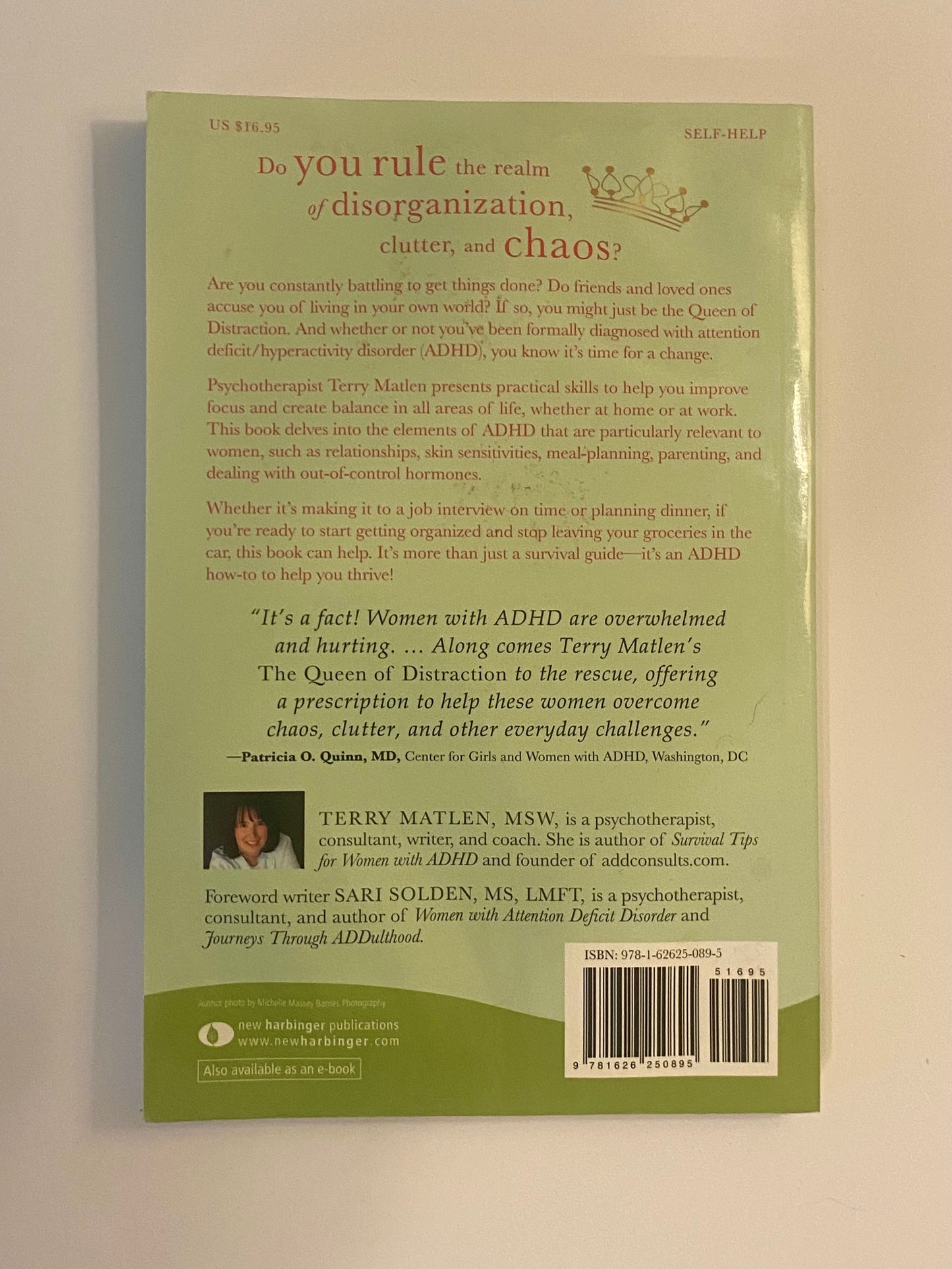 The Queen of Distraction by Terry Matlen, MSW