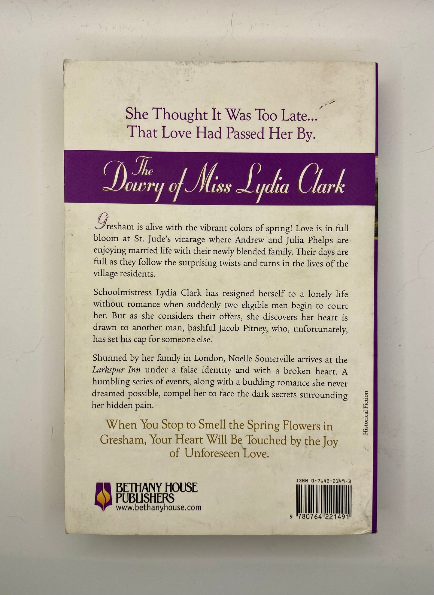 The Dowry of Miss Lydia Clark by Lawanna Blackwell