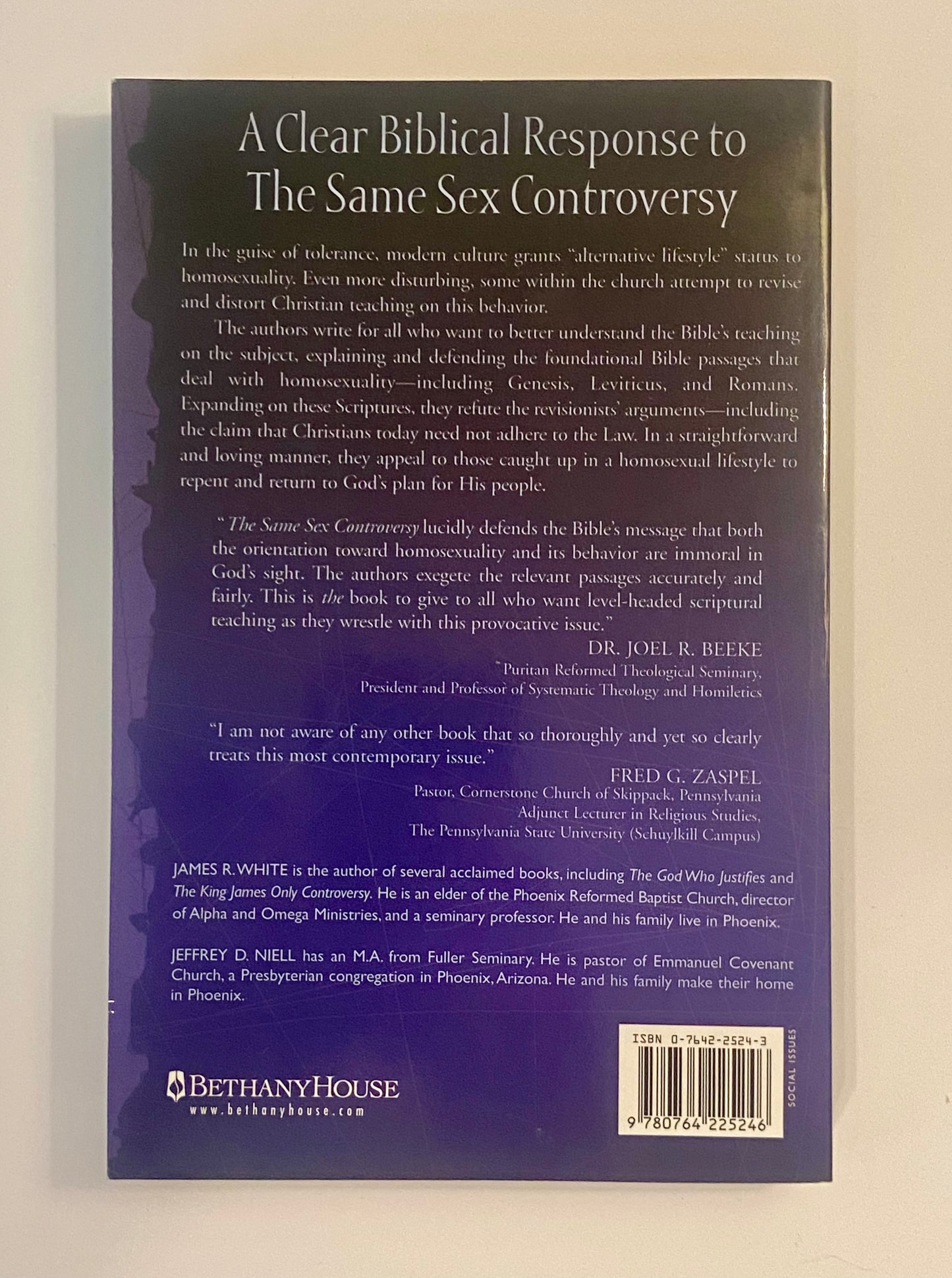 The Same Sex Controversy by James R. White & Jeffrey D. Niell