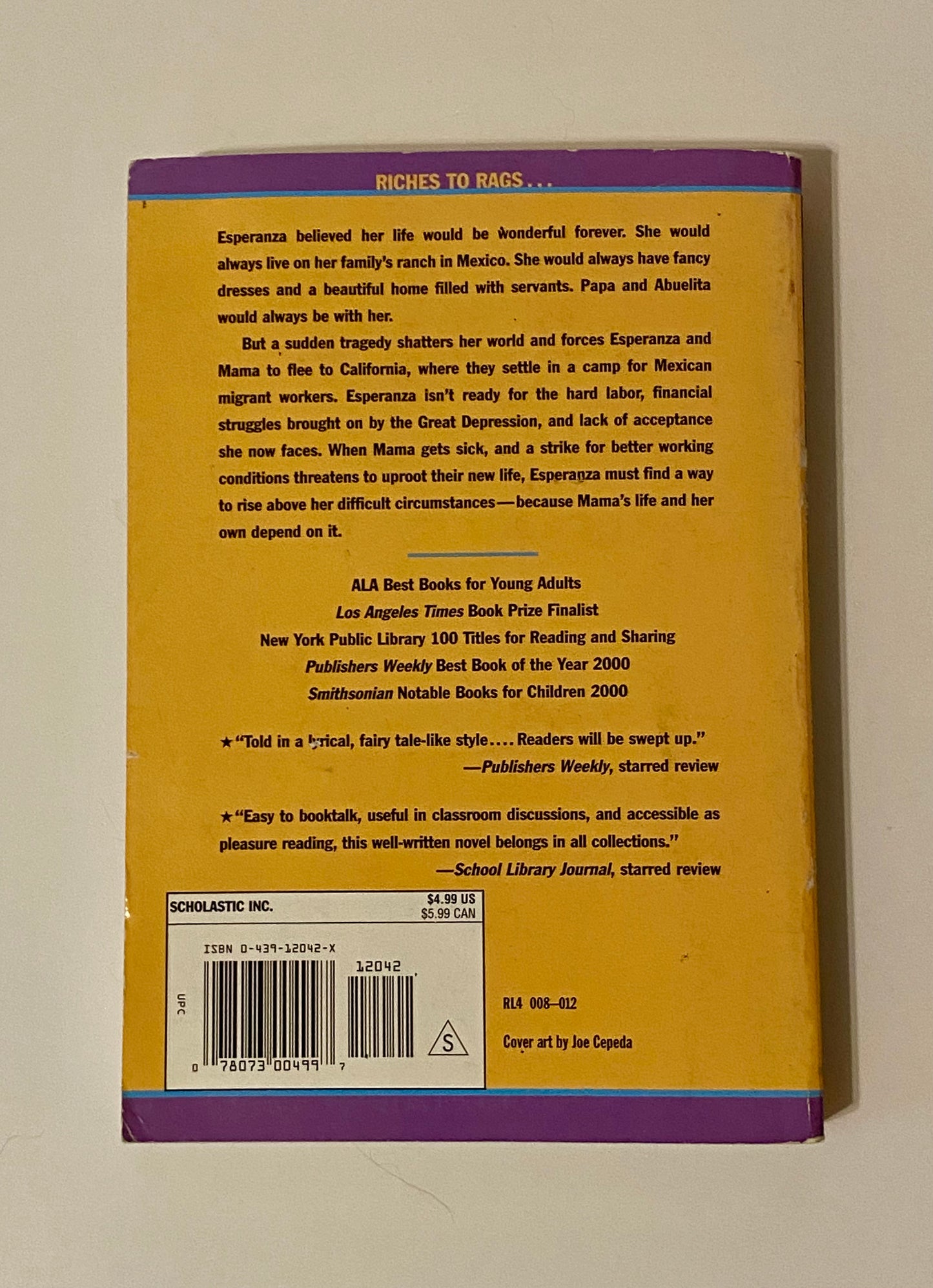 Esperanza Rising by Pam Muñoz Ryan