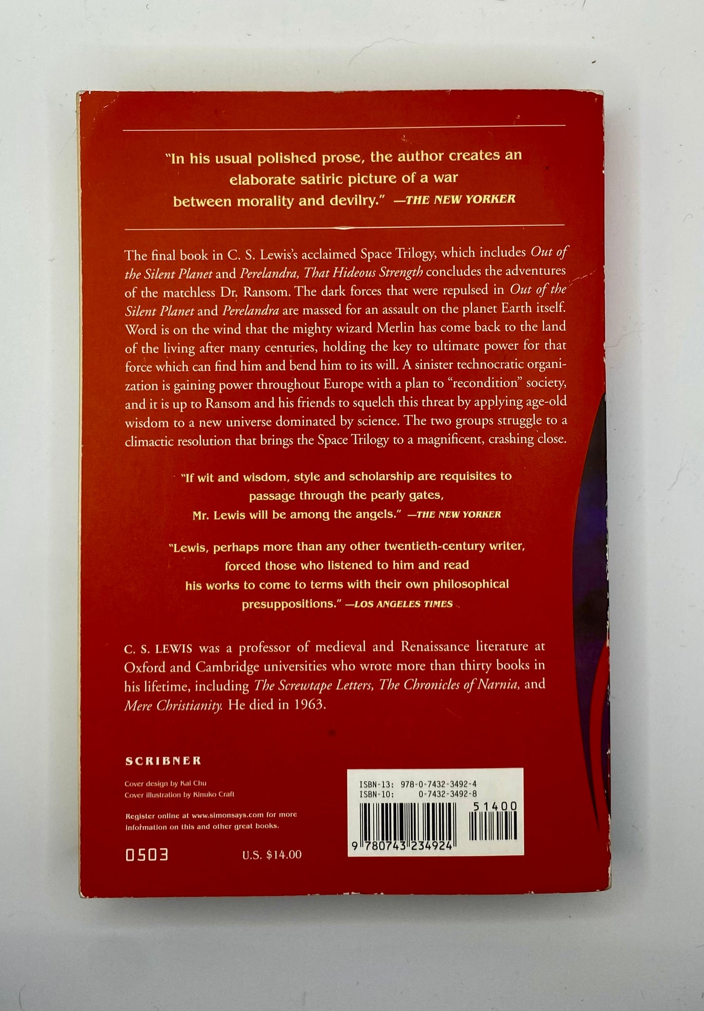 That Hideous Strength by C.S. Lewis