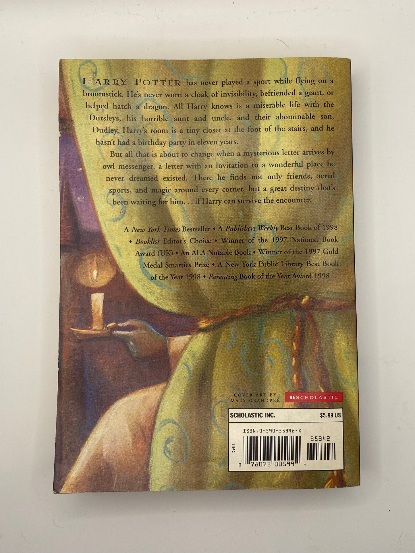 Harry Potter and the Sorcerer’s Stone by J.K. Rowling