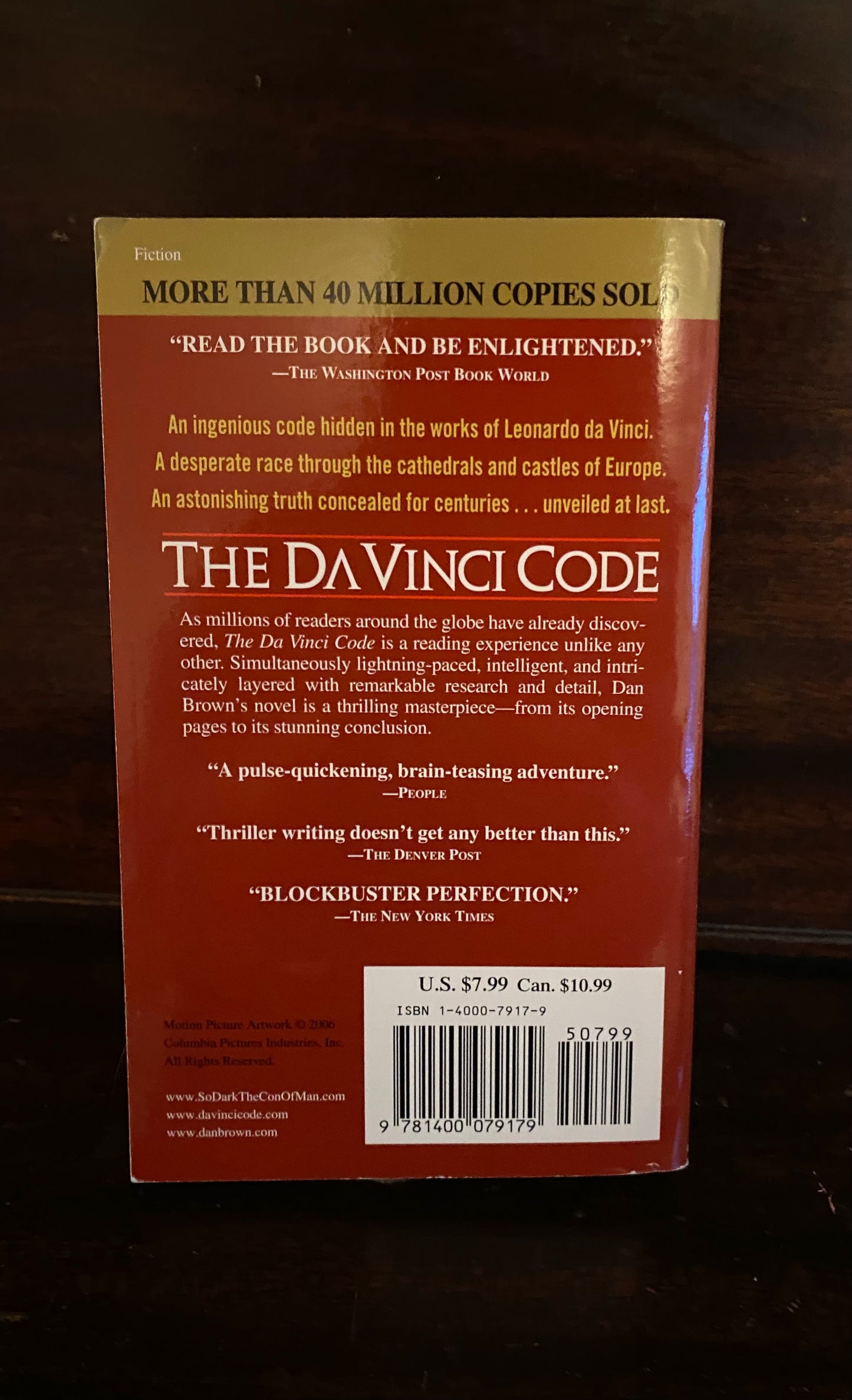 The Davinci Code by Dan Brown